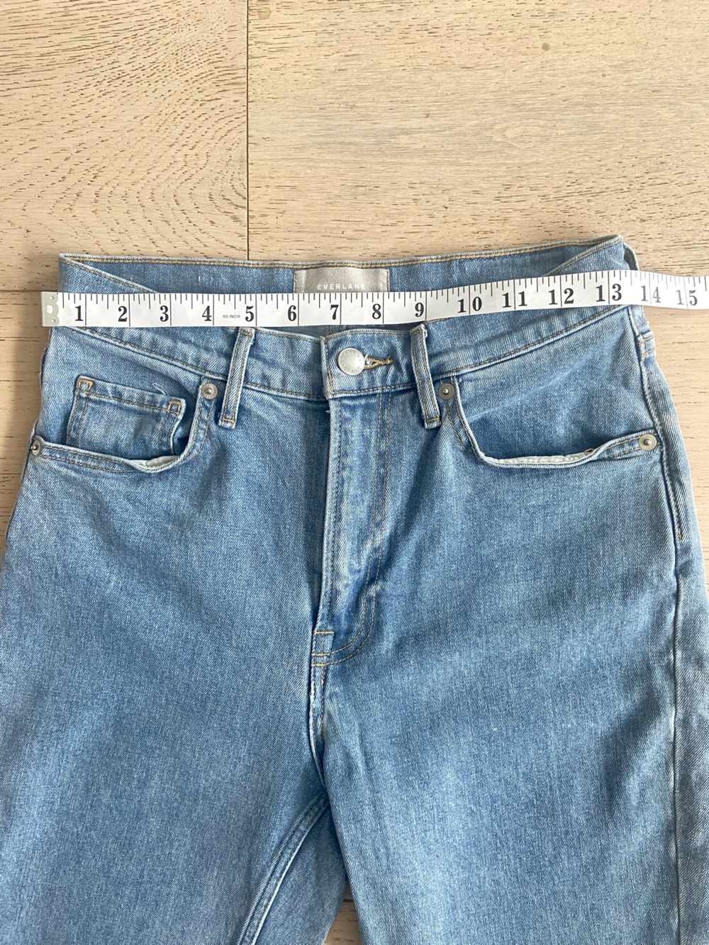 Everlane The Original Cheeky Straight Jean 26 High Rise Organic Cotton Denim - Picture 8 of 10